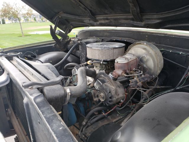 1972 Green Chevrolet C-10 Standard Cab Pickup