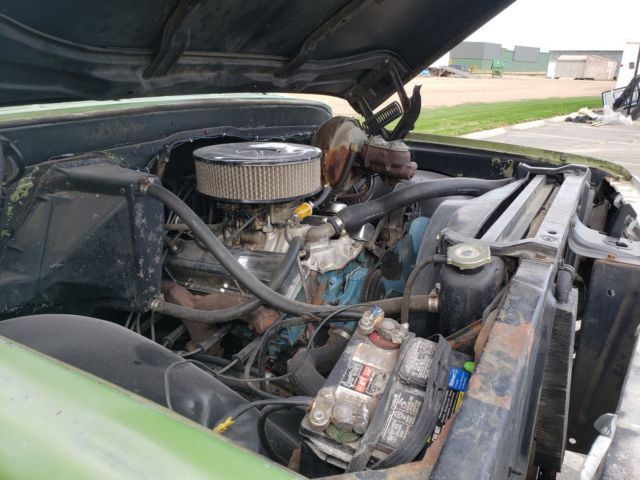 1972 Green Chevrolet C-10 Standard Cab Pickup