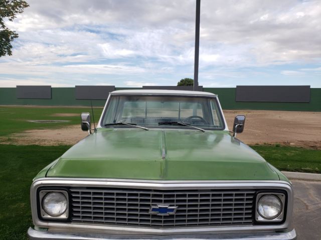 1972 Green Chevrolet C-10 Standard Cab Pickup