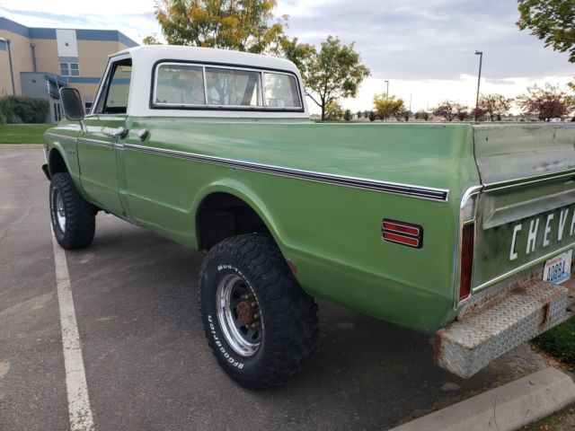 1972 Green Chevrolet C-10 Standard Cab Pickup
