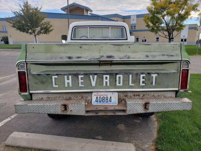 1972 Green Chevrolet C-10 Standard Cab Pickup