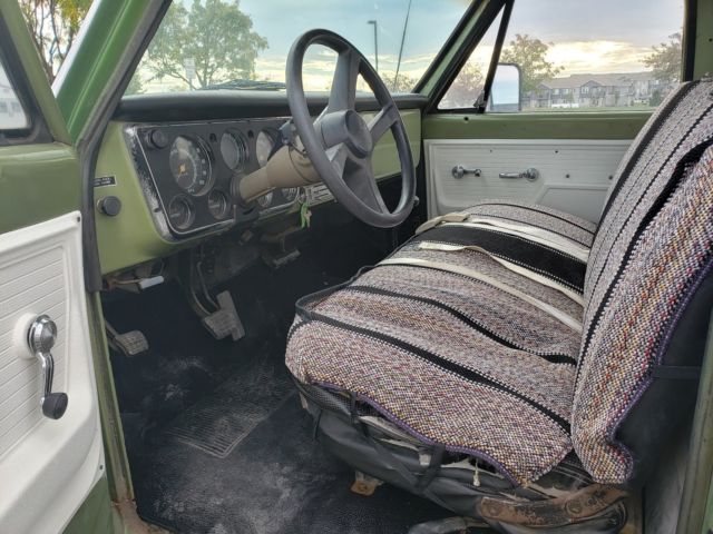 1972 Green Chevrolet C-10 Standard Cab Pickup