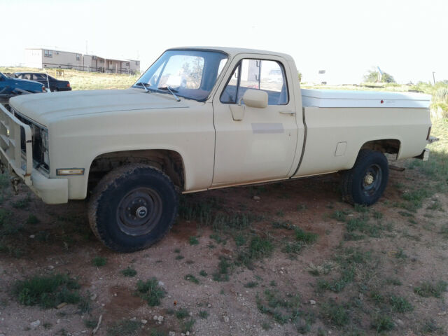 1984 Tan Chevrolet C/K Pickup 3500 Standard Cab Pickup