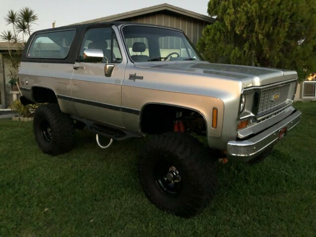 1973 Silver Chevrolet Blazer SUV
