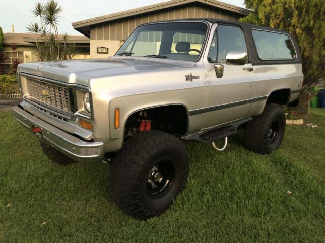 1973 Silver Chevrolet Blazer SUV