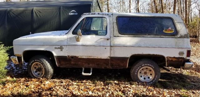 1982 White Chevrolet Blazer SUV