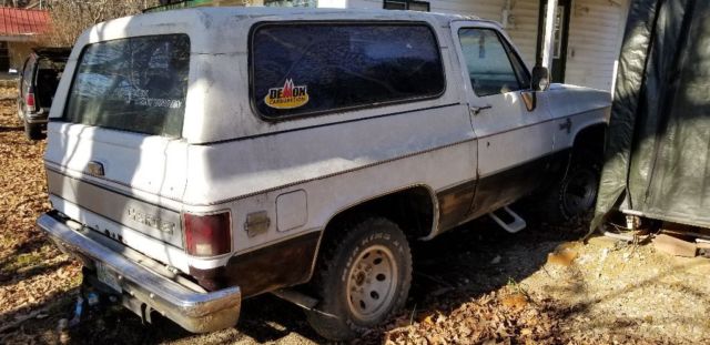 1982 White Chevrolet Blazer SUV