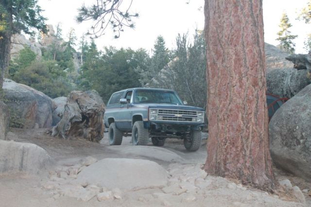 1986 Blue Chevrolet Blazer SUV