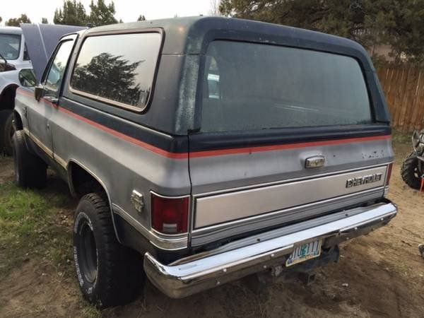 1986 Blue Chevrolet Blazer SUV