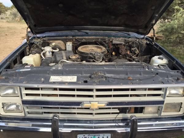 1986 Blue Chevrolet Blazer SUV