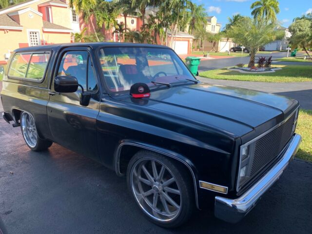 1981 Black Chevrolet Blazer