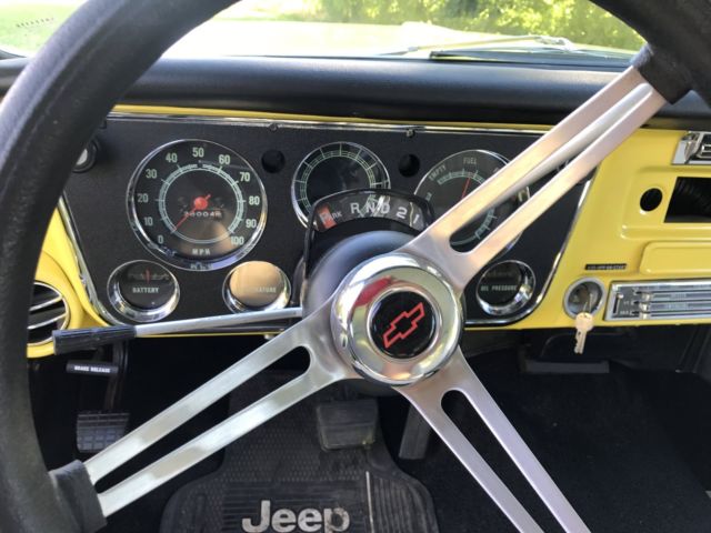 1971 Yellow Chevrolet Blazer Convertible