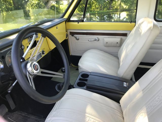 1971 Yellow Chevrolet Blazer Convertible