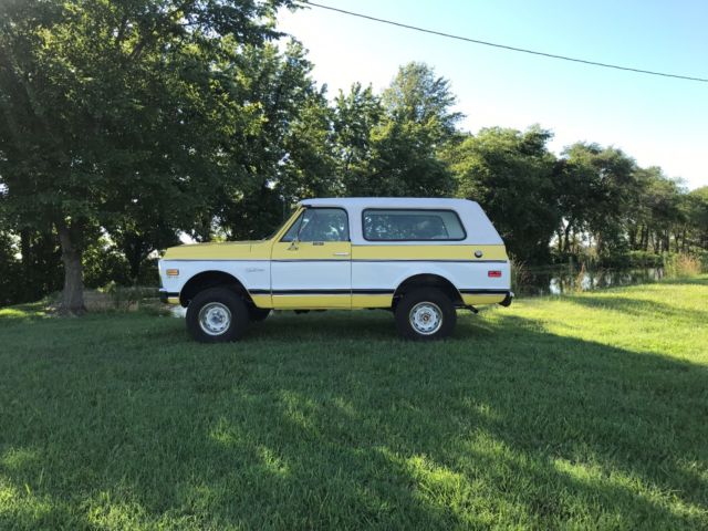 1971 Yellow Chevrolet Blazer Convertible