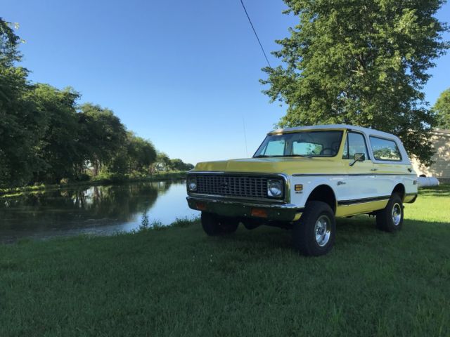 1971 Yellow Chevrolet Blazer Convertible