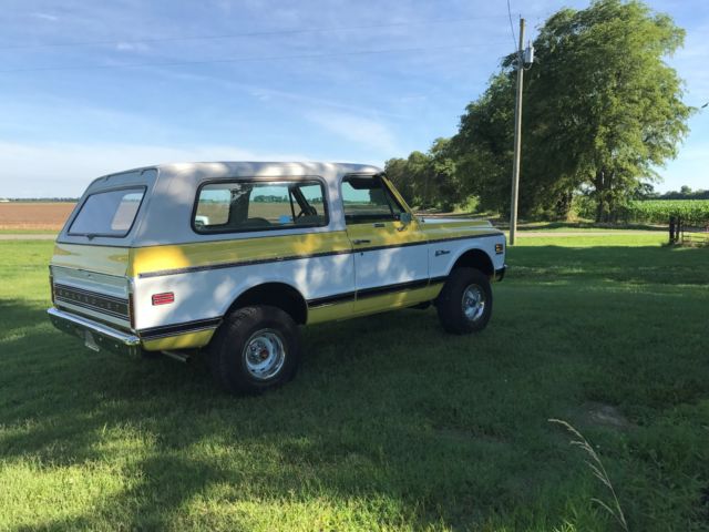 1971 Yellow Chevrolet Blazer Convertible