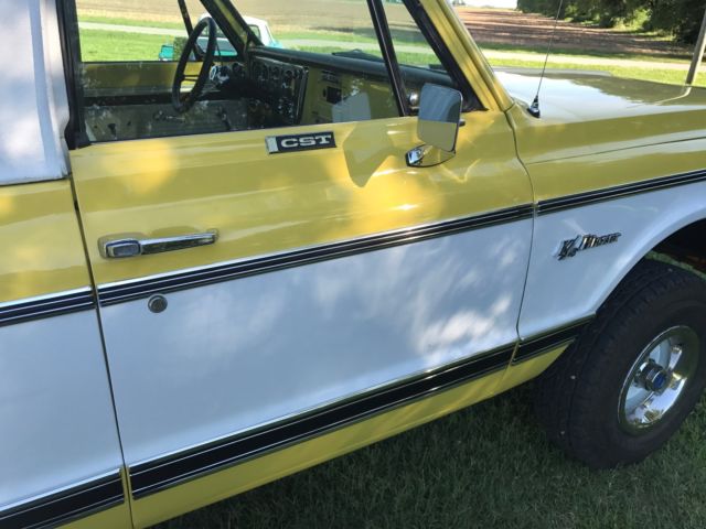 1971 Yellow Chevrolet Blazer Convertible