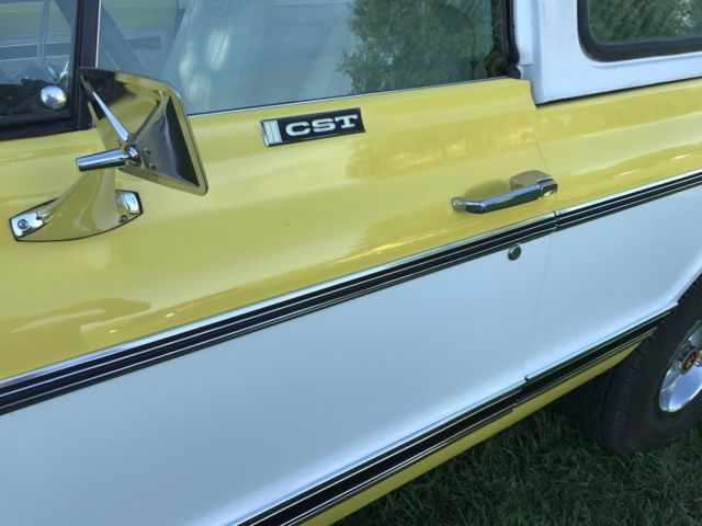 1971 Yellow Chevrolet Blazer Convertible