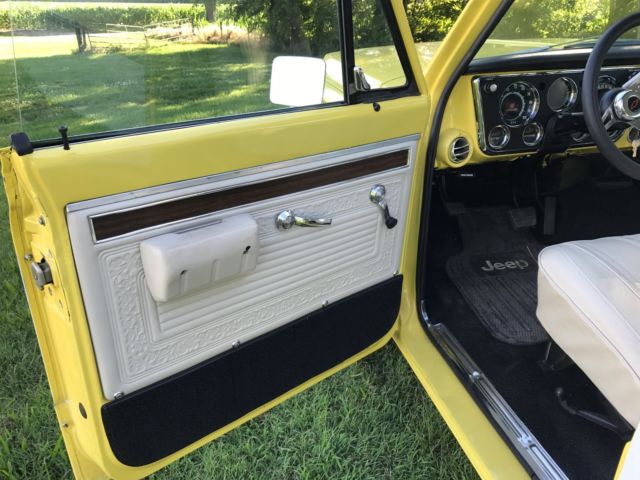 1971 Yellow Chevrolet Blazer Convertible