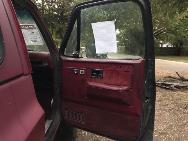 1988 Red Chevrolet Blazer Convertible