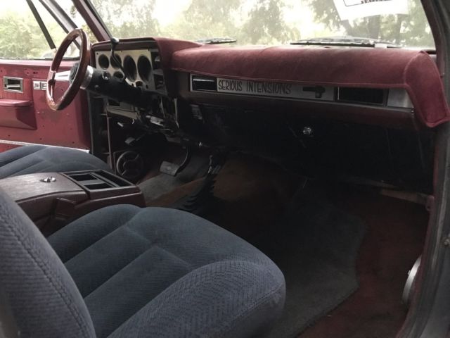 1988 Red Chevrolet Blazer Convertible