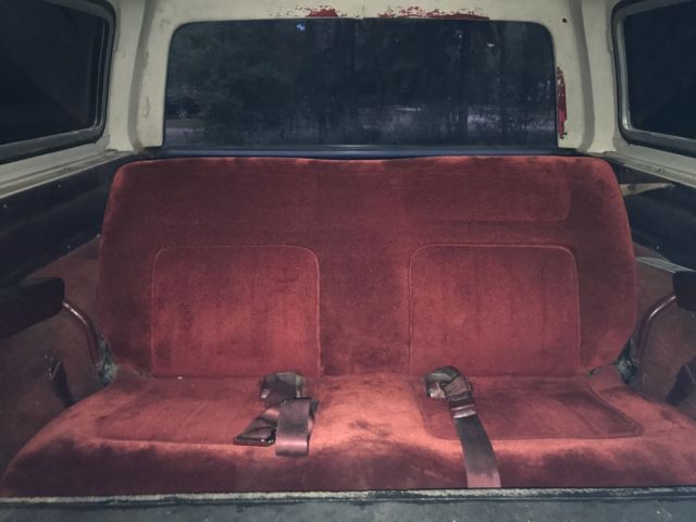 1988 Red Chevrolet Blazer Convertible