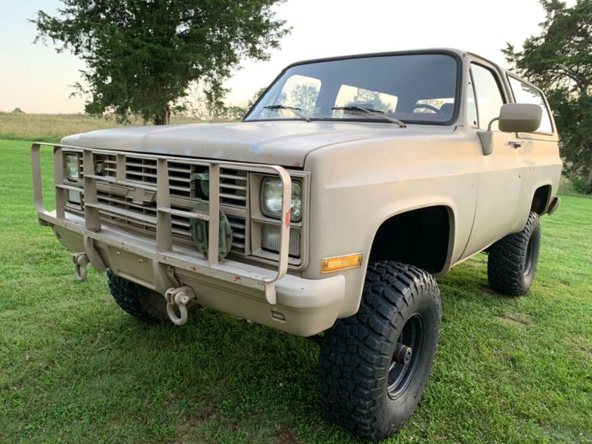 1985 Tan Chevrolet Blazer SUV