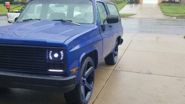 1981 Blue Chevrolet Blazer