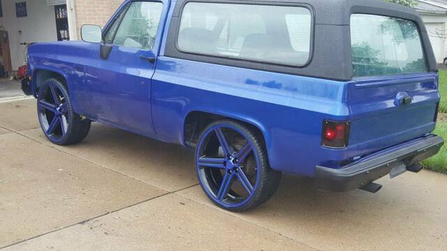 1981 Blue Chevrolet Blazer