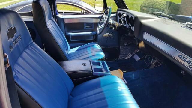 1981 Blue Chevrolet Blazer