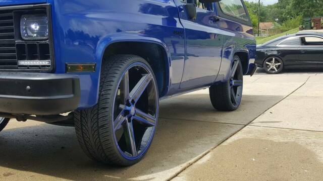 1981 Blue Chevrolet Blazer