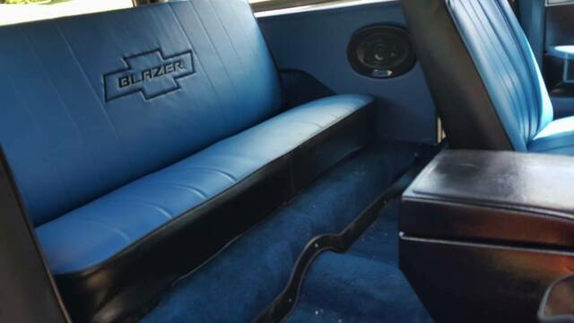 1981 Blue Chevrolet Blazer
