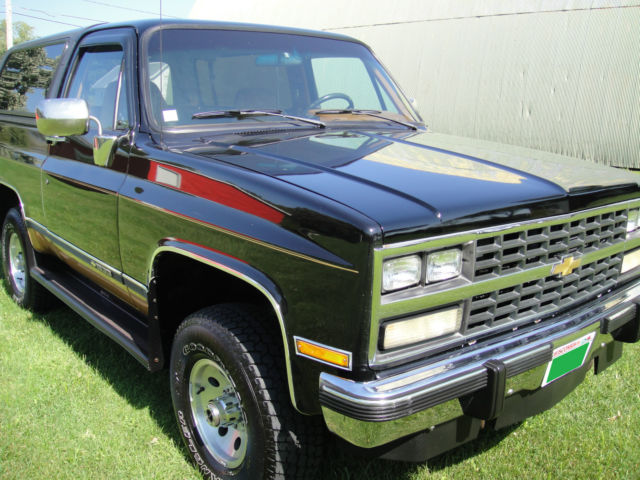 1991 Black/Bronze Chevrolet Blazer SUV
