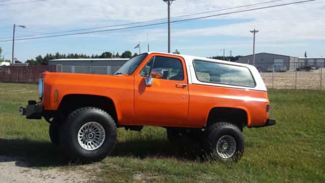 1978 Orange Chevrolet Blazer SUV