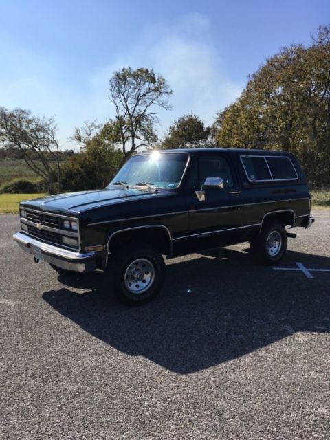 1989 Black Chevrolet Blazer SUV