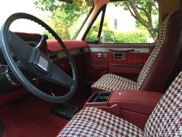 1982 Red Chevrolet Blazer SUV