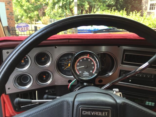 1982 Red Chevrolet Blazer SUV