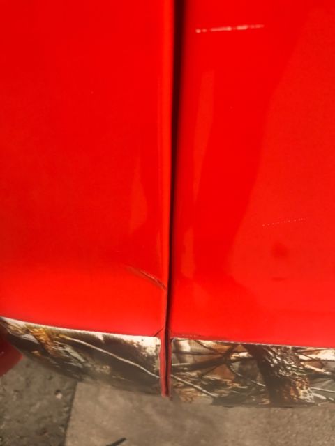 1968 Orange / black Chevrolet C-10 Stepside single cab