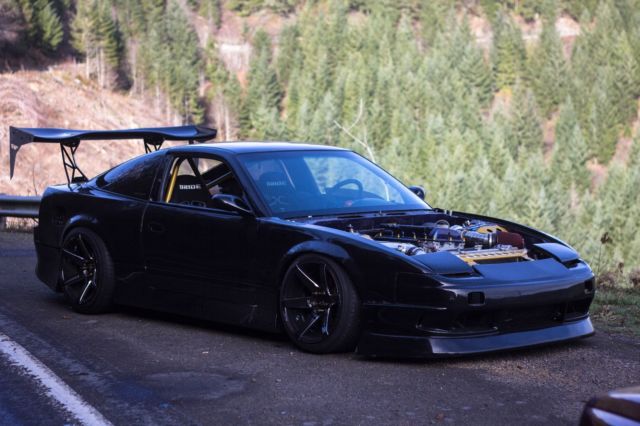 1989 Diamont Tri-Coat Pearl Black Nissan 240SX Hatchback