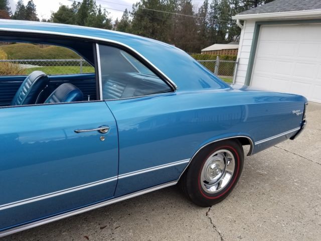 1967 Marina Blue Chevrolet Chevelle