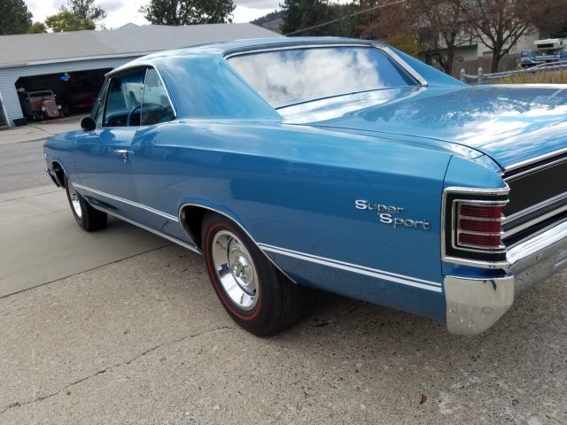 1967 Marina Blue Chevrolet Chevelle