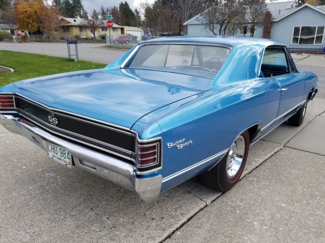 1967 Marina Blue Chevrolet Chevelle
