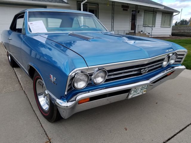 1967 Marina Blue Chevrolet Chevelle