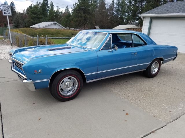 1967 Marina Blue Chevrolet Chevelle Coupe