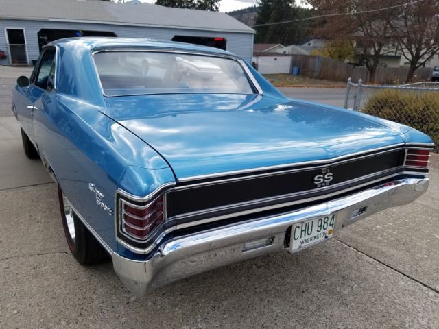 1967 Marina Blue Chevrolet Chevelle Coupe