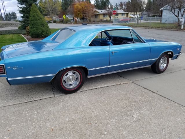 1967 Marina Blue Chevrolet Chevelle Coupe