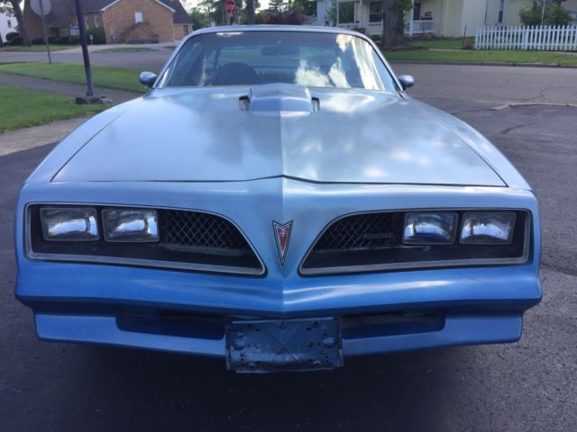 1978 Blue Pontiac Firebird Coupe