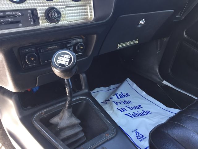 1978 Blue Pontiac Firebird Coupe