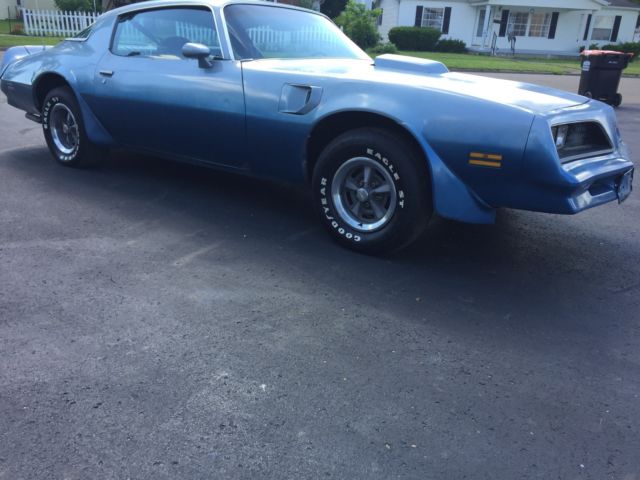 1978 Blue Pontiac Firebird Coupe