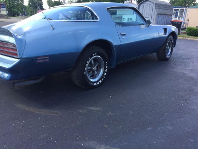 1978 Blue Pontiac Firebird Coupe